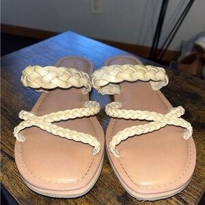 Universal Thread Braided Tan Sandals